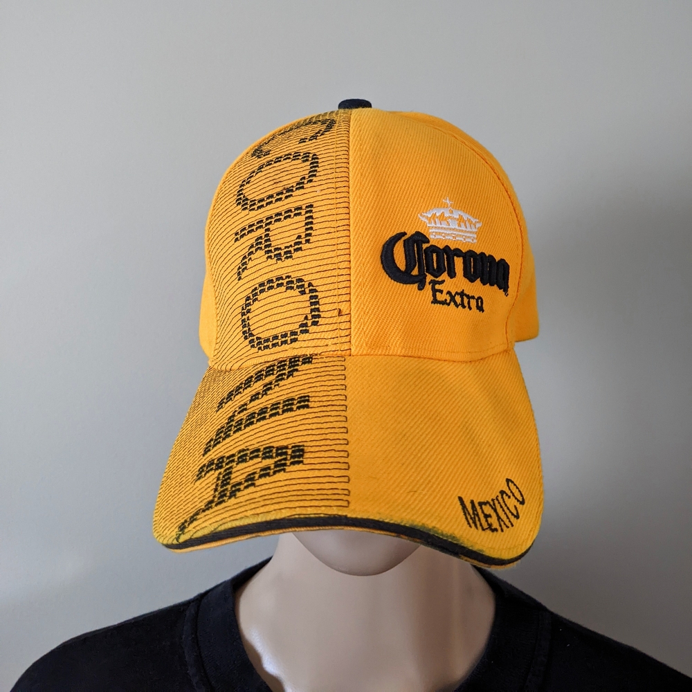 Corona Extra Mexico Beer Yellow Ball Cap Hat